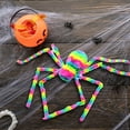 thumbnail image 6 of XEOVHV Halloween Outdoor Decorations Hairy Spider, 29 Inches Large Color Spider, Scary Spider with Red Eyes, Indoor Outdoor Halloween Decorations for Costume Party Garden Yard Haunted House Porch, 6 of 6