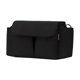 thumbnail image 4 of Bolsa organizadora para cochecito de tela Oxford, bolso colgante para cochecito con múltiples bolsillos, bolsa para mamá para teléfono, servilletas, Negro, 4 of 8