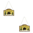 thumbnail image 1 of Moyic Letrero colgante de puerta de Navidad, colgador de pared feliz de , ventana, oso, accesorios de decoración, colgante para jardín, Tipo 6 2Conjunto, 1 of 6