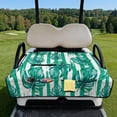 thumbnail image 2 of Pzuqiu Monstera Leaf Pattern Golf Cart Seat Covers with 4 Pockets, Foldable, Suitable for Outdoor, Fit for EZGO Yamaha Carts Club Car, 2 of 9