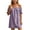 Purple, variant on Kukoosong Women's Off The Shoulder Mini Dress, Short Sleeve Flowy Dress, Casual Summer Beach Sundress, Lightweight Button Up Pocket Loose Fit Dress