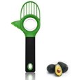 thumbnail image 1 of Rebanador de aguacate 3 en 1 - Pelador cortador de aguacate con hoja de acero inoxidable y mango de silicona Fason ZYY-2684, 1 of 5