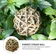 thumbnail image 4 of Yellow Woven Straw Ball Toy for Playing Use Safe NonToxic 1pc 2.5 inches, 4 of 8