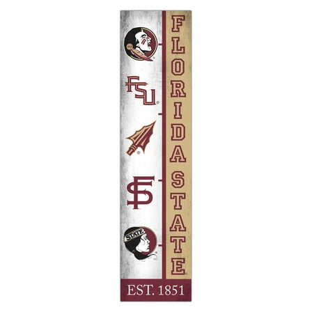 Florida State Seminoles 6" x 24" Progression Wood Sign