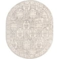 thumbnail image 2 of Rugs.com Lola Collection Rug – 8' x 10' Oval Gray Medium Rug Perfect For Living Rooms, Large Dining Rooms, Open Floorplans, 2 of 9