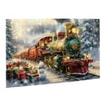 thumbnail image 2 of 500 PCS Exquisite Christmas Train & Gift 500 Piece Puzzle For Adults,Enjoy The Puzzle Solving Process,Classic Christmas Wooden Puzzles Gifts,Great For Relaxation And Display For Puzzle Enthusiast, 2 of 6