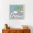 thumbnail image 4 of Creative Products Believe In Your Dreams Blue 16x16 Canvas Wall Art, 4 of 5