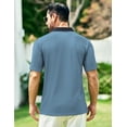 thumbnail image 6 of Thrilos Mens Shirts Casual Short Sleeve Golf Polo Shirts Print Performance Dry Fit Shirt, 6 of 7