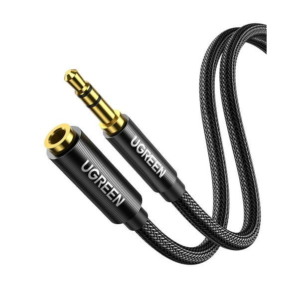 UGREEN Headphone Extension Cable, Nylon Braided Male to Female 3.5mm