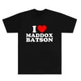 thumbnail image 2 of I Love Maddox Batson T-Shirts 2025 Tour Merch Tee Women Men Fashion Streetwear Short Sleeve Tee, 2 of 6