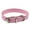 Light Pink, variant on Farfi Faux Leather Pure Color Cute Dog Pet Cat Puppy Collar Neck Adjustable Buckle (Orange,M)