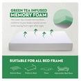 thumbnail image 5 of Twin Mattress 6 Inch Charcoal Memory Foam, Fiberglass Free Gel Mattress in a Box, Medium Firm Twin Size for Kids - 75x38x6, 5 of 7