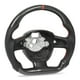 thumbnail image 3 of Volante tipo D, volante de fibra de carbono, volante de carreras de autos, volante de auto, resultados impresionantes, 3 of 12