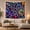 Space Rocket, variant on Rocket and Rover in Starry Space Maze, Playful Illustration for Astronomy Fans, Cosmic Home Decor, Birthday Gift, Tapestry Wall Hanging for Bedroom and Gaming Room