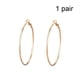 thumbnail image 5 of Pendientes de aro Jumpingount para mujer Dorado 9cm joyería exquisita, 5 of 6