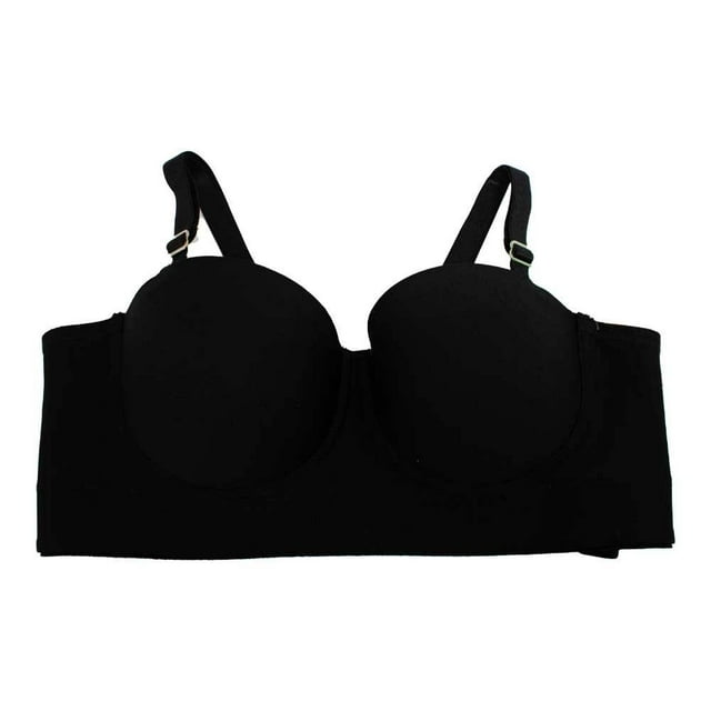 Brassiere Bras Jade para Dama Tiras en Espalda Negro Talla 36B