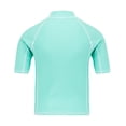 thumbnail image 2 of Molli Short Sleeve Rash Vest [Peppermint Blue], 2 of 3