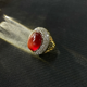 thumbnail image 3 of Anillo de piedra amatista natural de lujo retro ligero original elegante anillo abierto medio antiguo de alta calidad para mujeres, 3 of 6