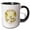Black/White, variant on 3drose, Maine State, the Usa. the Pine Tree State. Established in 1820, 11oz Mug
