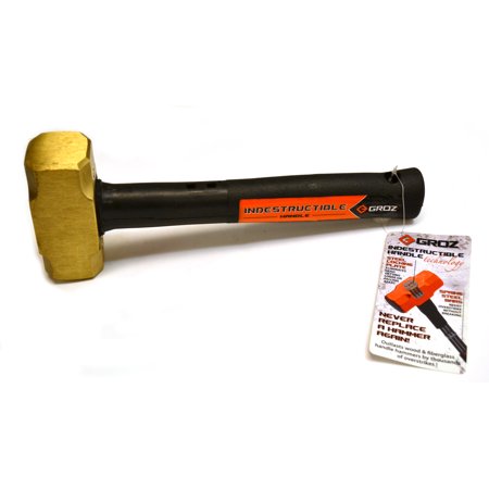 UPC: 0816139015323 | GROZ 34702 Brass Striking Hammer 4 lb. 12