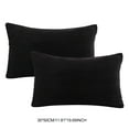 thumbnail image 6 of LAMIRO Soft Corduroy Striped Velvet Throw Pillow Set 2-Pack 12", 6 of 7