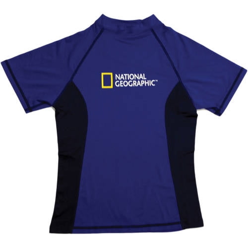 National Geographic Snorkeler Short Sleeve Rash Guard Ladies, 50+ UV Protection, Anti-Bacterial Fast Dry Moisture... by National Geographic Snorkeler