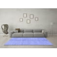 thumbnail image 3 of Ahgly Company Machine Washable Indoor Rectangle Abstract Blue Modern Area Rugs, 6' x 9', 3 of 4