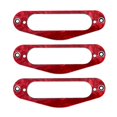 thumbnail image 1 of 3pcs GB405B Guitar Pickup Frame Mounting Ring Single Coil Flat Humbucker Pickup Ring Narrow Hole for TL Style Electric Guitars (Red), 1 of 3