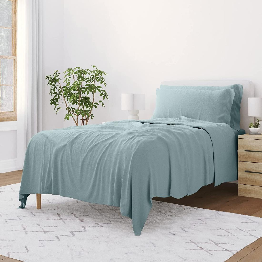 Breathable Hotel Style Bed Sheets Ultra Soft Sheet Set with Deep