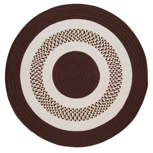 Colonial Mills FB81R108X108 Tapis Rond à Fleurs de 9 Pi&44; Brun