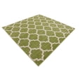 thumbnail image 2 of Unique Loom 3128683 6 x 6 ft. Philadelphia Trellis Square Rug, Green, 2 of 2