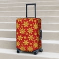 thumbnail image 6 of Fuzoiu Christmas With Gold Snowflakes Print Suitcase Cover,Washable Luggage Covers for Suitcase,Elastic Luggage Protector Cover,Scratch Resistant Travel Suitcase Covers-Medium, 6 of 7