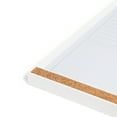 thumbnail image 3 of U Brands Dry Erase Combo Board, Whiteboards, 11" x 16", White Plastic Frame, Cork Strips, 5311U, 3 of 8