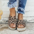 thumbnail image 1 of Sandales Compensées Espadrilles Plateforme Croisée pour Femmes Chaussures d'Été, 1 of 3