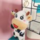 thumbnail image 4 of LLavero de peluche de muñecas de vaca suave para mujer, pequeño colgante, decoración, llavero de moda, juguetes de peluche para niñas, regalo para niños, 4 of 5