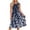 Navy, variant on Tqcoqu Women's Round Neck Sleeveless Print Dress with Pockets,A-Line Casual Daily Trendy Sundress,Sky Blue Women's S-XXL