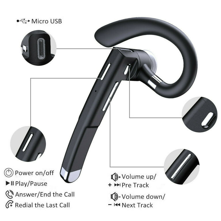 Hands-Free Headset With Microphone,Wireless In-ear Headset,Suitable For  Driving