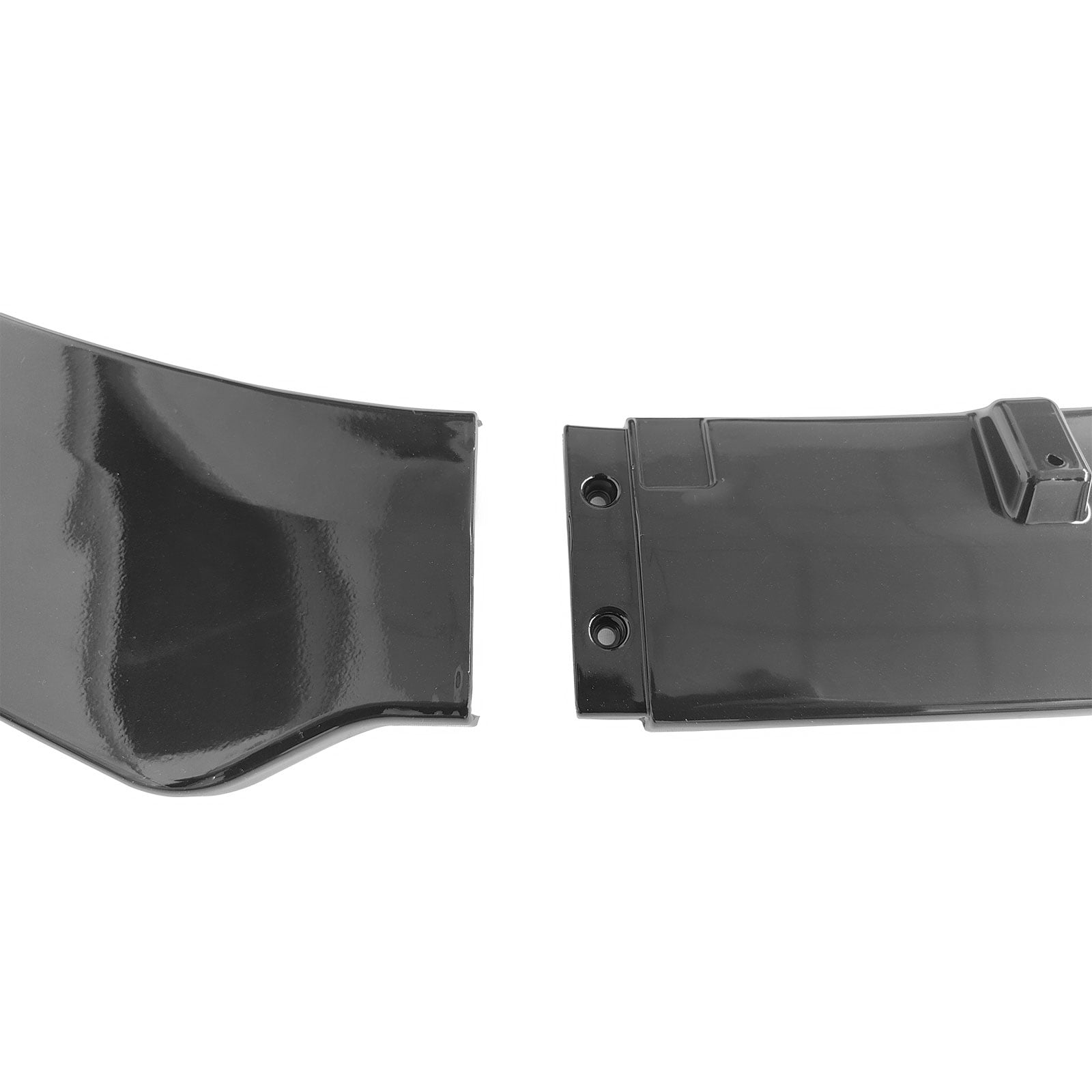 Ikon Motorsports Front Bumper Lip Compatible With 2018-2021 Honda Accord, Gloss Black PP Polypropylene IKON Style Front Lower Chin Lip Splitter Protector 3PCS