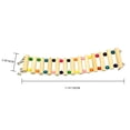 thumbnail image 6 of Cockatiel Parrot Ladder Budgie Toys,Parakeet Cage Accessories,Wooden Ladder With Colorful Beads Steps Climbing Bridge Bird Cage Bird Playground Conure Toys For Conure Parakeet,Bird Buddy Accessories, 6 of 8