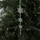 thumbnail image 1 of Adornos navideños de copos de nieve | Adornos colgantes de plástico blanco | Decoración para ventanas y fiestas | Colgantes de copos de nieve ligeros y duraderos | Decoración navideña para fiestas y, 1 of 6