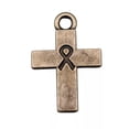 thumbnail image 3 of K-KED 70 Pcs Bronze Plated Cross Charms Pendant 25X17MM Diy Making A13340, 3 of 3