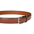 thumbnail image 6 of KM Legend Mens Leather Dress Belt for Work Business and Casual(NBrown, 48), 6 of 6