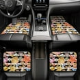 thumbnail image 7 of Honeii Sea Shell Print Car Foot Mat Four-Piece Set - Front & Rear Universal Car Floor Mats for SUVs, Trucks, Sedans, 7 of 7