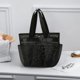 thumbnail image 5 of Organizador de almacenamiento de ducha de malla con asa reforzada Caddy de baño multifunción impermeable, bolsa organizadora de ducha portátil - Negro, 5 of 6