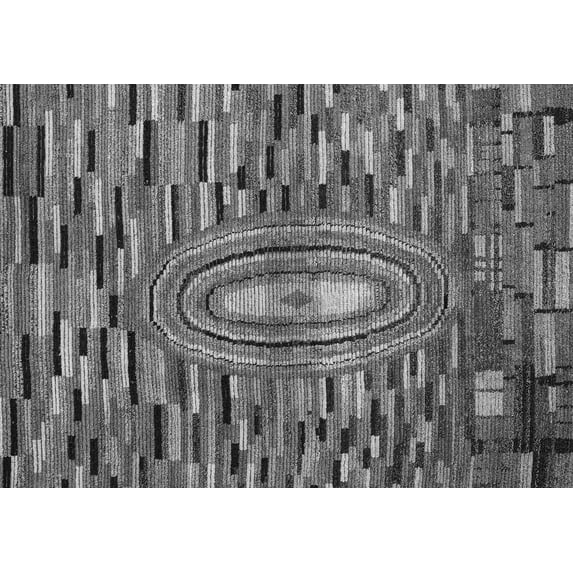 Ahgly Company Indoor Rectangle Oriental Gray Modern Area Rugs, 8' x 12'