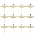 thumbnail image 2 of Candle Plate, 12pcs Iron Material Gold Candle Dish Enough Diameter  For Advent For Parties For Holidays, 2 of 8