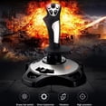 thumbnail image 3 of PXN 2113 USB Wired Flight Simulator Joystick with Vibration & Throttle Control - Precision PC Gaming Controller for Flight Sim Games (Windows Compatible), 3 of 8