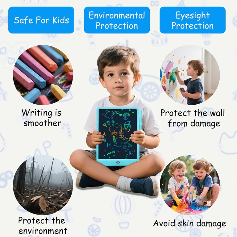 VAMOUT 10 Inch LCD Writing Tablet, Blue photo 7