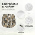 thumbnail image 5 of Disketp Cartoon Bear Print Women's Shorts Workout Shorts for Athletic Gym Running Shorts with Phone Pockets Small, 5 of 8