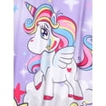 thumbnail image 5 of WIBACKER Girls Nightgowns Pajamas Dress 3D Printed Flutter Sleeve Sleepwear Princess Nightdress for 3-12 Years, 5 of 7